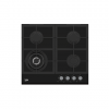 BEKO Hob | HILW64235S | Gas | Number of burners/cooking zones 4 | Rotary knobs | Black