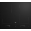 BEKO Hob | HII64720QUF2T | Induction | Number of burners/cooking zones 4 | Touch | Timer | Black