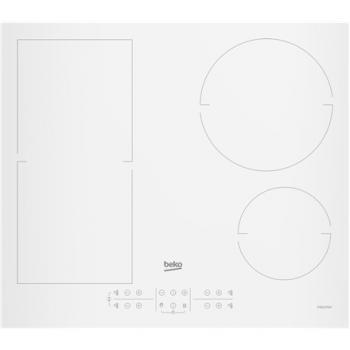 BEKO Hob | HII64200FMTW | Induction | Number of burners/cooking zones 4 | Touch control | Timer | White