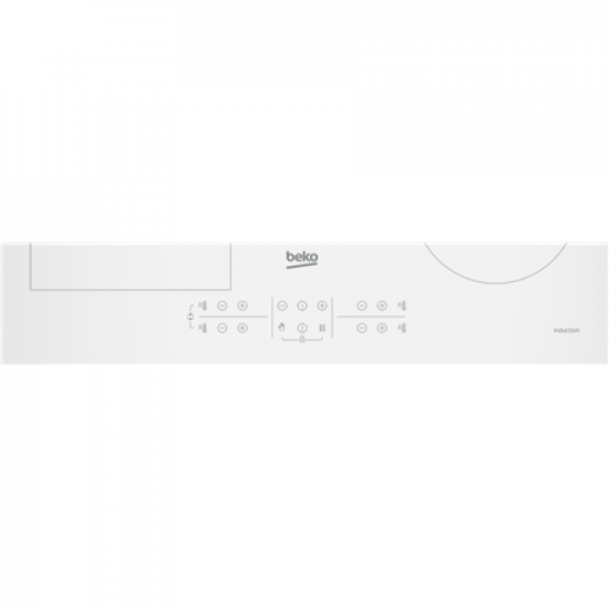 BEKO Hob | HII64200FMTW | Induction | Number of burners/cooking zones 4 | Touch control | Timer | White