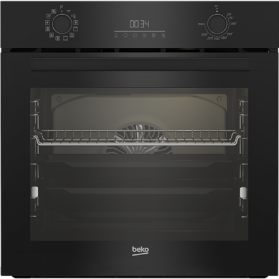 BEKO Oven | BBIR17300BCS | 72 L | Electric | Catalytic | Mechanical control | Height 59.5 cm | Width 59.4 cm | Black