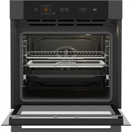 BEKO Oven | MBBIMA10600MTPSWE | 72 L | Electric | Pyrolysis | Touch control | Steam function | Height 59.5 cm | Width 59.4 cm | Black