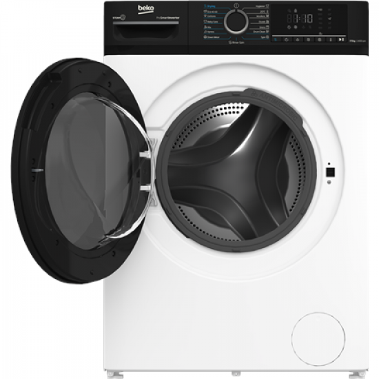 BEKO Washing machine with dryer | BMM5DFO5741WPB | Energy efficiency class A/D | Front loading | Washing capacity 7 kg | 1400 RPM | Depth 52 cm | Width 60 cm | Display | LED | Drying system | Drying capacity 5 kg | Steam function | White