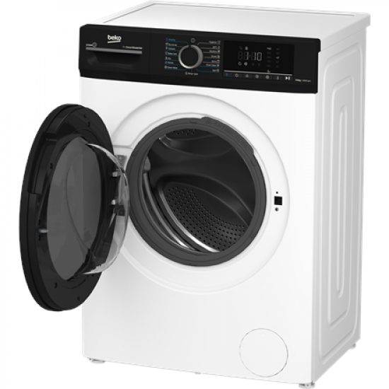 BEKO Washing machine with dryer | BMM5DFO5741WPB | Energy efficiency class A/D | Front loading | Washing capacity 7 kg | 1400 RPM | Depth 52 cm | Width 60 cm | Display | LED | Drying system | Drying capacity 5 kg | Steam function | White