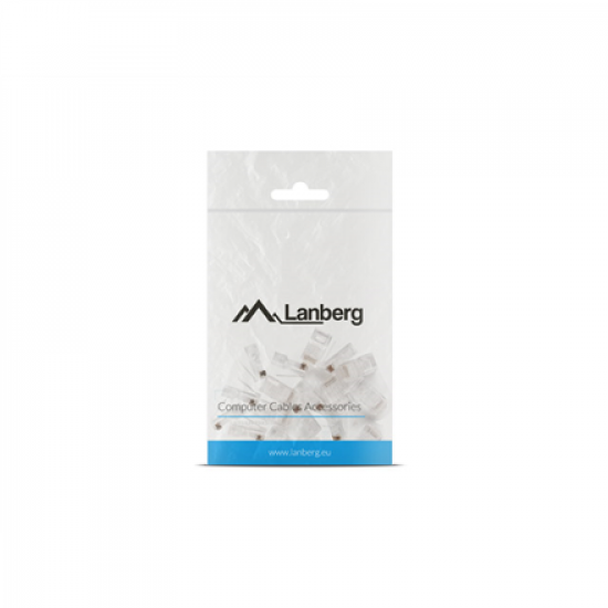 Lanberg | RJ45 Cat. 5/5e UTP Plug 8P8C, 20 pcs | Transparent