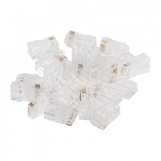 Lanberg | RJ45 CAT.6 UTP Plug 8P8C PASS Through Type, 100 pcs | PLU-6000EZ | Transparent