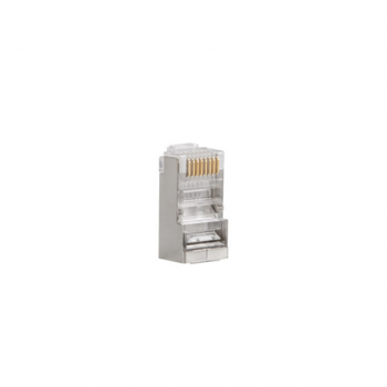 Lanberg | RJ45 CAT.6 FTP Plug 8P8C PASS Through Type, 100 pcs | PLS-6000EZ | Transparent