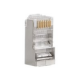 Lanberg | RJ45 CAT.6 FTP Plug 8P8C PASS Through Type, 100 pcs | PLS-6000EZ | Transparent
