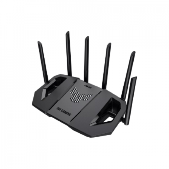 Asus TUF-BE9400 Tri-Band WiFi 7 Gaming Router, EU+UK | 802.11ax | 688/2885/5764 Mbit/s | Ethernet LAN (RJ-45) ports 3 | Mesh Support Yes | MU-MiMO Yes | 4G/5G