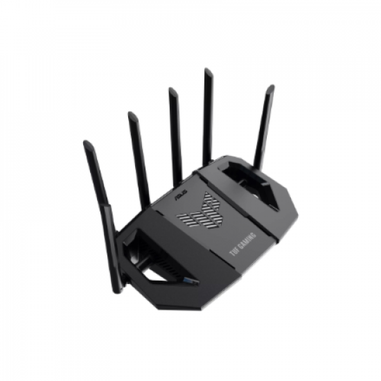 Asus TUF-BE9400 Tri-Band WiFi 7 Gaming Router, EU+UK | 802.11ax | 688/2885/5764 Mbit/s | Ethernet LAN (RJ-45) ports 3 | Mesh Support Yes | MU-MiMO Yes | 4G/5G
