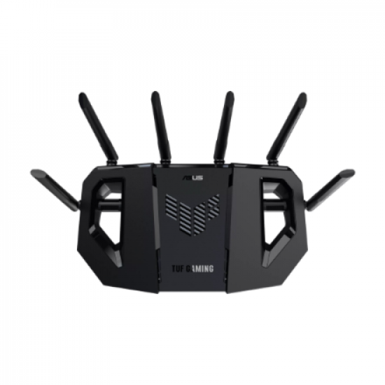 Asus TUF-BE9400 Tri-Band WiFi 7 Gaming Router, EU+UK | 802.11ax | 688/2885/5764 Mbit/s | Ethernet LAN (RJ-45) ports 3 | Mesh Support Yes | MU-MiMO Yes | 4G/5G