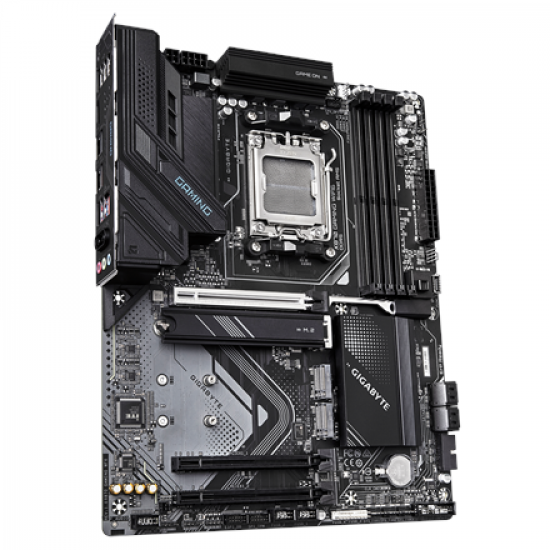 Gigabyte X870 GAMING WF6 | Processor family AMD | Processor socket AM5 | DDR5 | Supported hard disk drive interfaces M.2, SATA | Number of SATA connectors 4