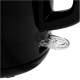 Adler Kettle | AD 1380b | Electric | 2200 W | 1 L | Polypropylene | 360° rotational base | Black