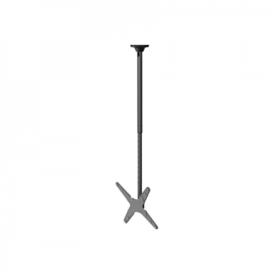 Neomounts Ceiling mount | FPMA-C340BLACK Monitor/TV mount ceiling screen | Adjustable Height, Rotate, Tilt, Swivel | 32-75 