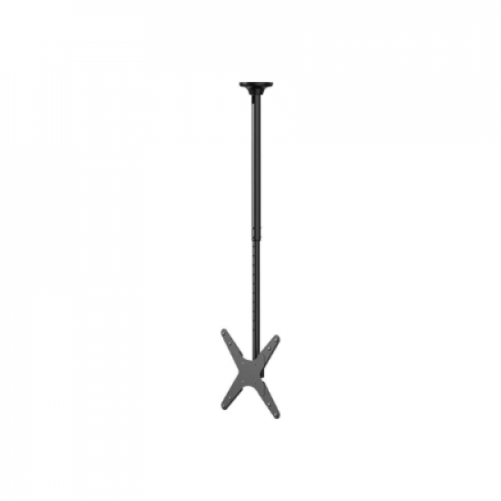 Neomounts Ceiling mount | FPMA-C340BLACK Monitor/TV mount ceiling screen | Adjustable Height, Rotate, Tilt, Swivel | 32-75 