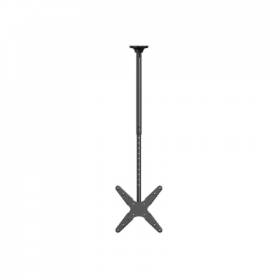 Neomounts Ceiling mount | FPMA-C340BLACK Monitor/TV mount ceiling screen | Adjustable Height, Rotate, Tilt, Swivel | 32-75 