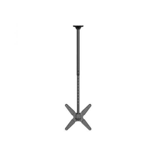 Neomounts Ceiling mount | FPMA-C340BLACK Monitor/TV mount ceiling screen | Adjustable Height, Rotate, Tilt, Swivel | 32-75 