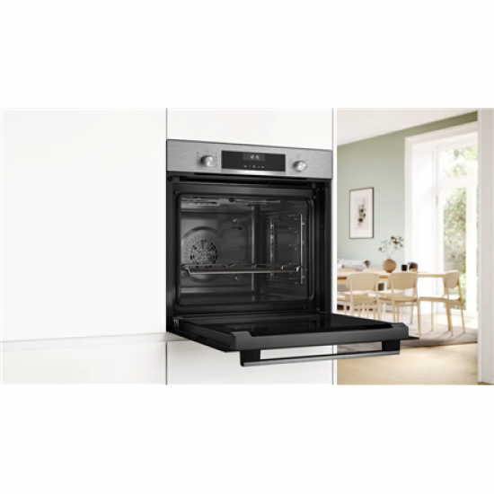 Bosch Oven | HBG517CS4 | 71 L | Electric | Hydrolytic | Control knob | Height 59.5 cm | Width 59.4 cm | Stainless steel
