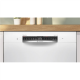 Bosch Dishwasher | SMU4HMW02S | Built-in | Width 60 cm | Number of place settings 14 | Number of programs 6 | Energy efficiency class D | Display | AquaStop function | White