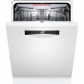 Bosch Dishwasher | SMU4HVW72S | Built-in | Width 60 cm | Number of place settings 13 | Number of programs 6 | Energy efficiency class E | Display | White