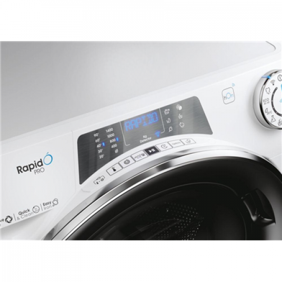 Candy Washing machine | RP4 476BWMBC/1-S | Energy efficiency class A | Front loading | Washing capacity 7 kg | 1400 RPM | Depth 45 cm | Width 60 cm | Display | 6-digit | Steam function | Wi-Fi | White