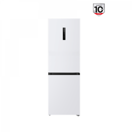 TCL Refrigerator | RP340BWD1 | Energy efficiency class D | Free standing | Combi | Height 185 cm | No Frost system | Fridge net capacity 223 L | Freezer net capacity 117 L | Display | 35 dB | White