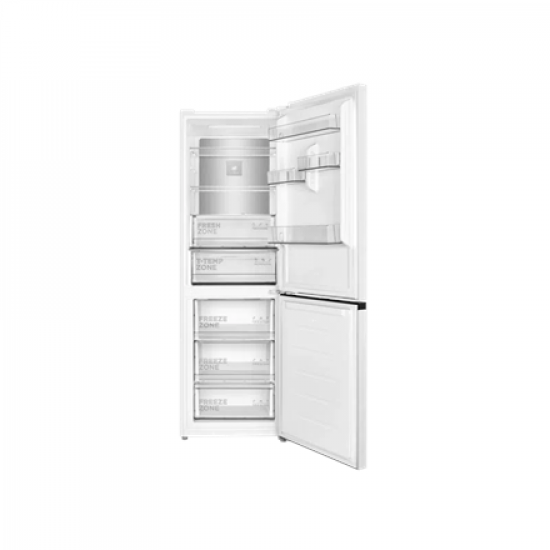 TCL Refrigerator | RP340BWD1 | Energy efficiency class D | Free standing | Combi | Height 185 cm | No Frost system | Fridge net capacity 223 L | Freezer net capacity 117 L | Display | 35 dB | White