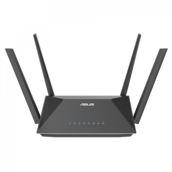 Asus RT-AX52 Pro AX3000 AiMesh wireless router | 802.11ax | 574/2402 Mbit/s | Ethernet LAN (RJ-45) ports 3 | Mesh Support Yes | MU-MiMO No | No mobile broadband | Antenna type External
