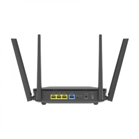 Asus RT-AX52 Pro AX3000 AiMesh wireless router | 802.11ax | 574/2402 Mbit/s | Ethernet LAN (RJ-45) ports 3 | Mesh Support Yes | MU-MiMO No | No mobile broadband | Antenna type External