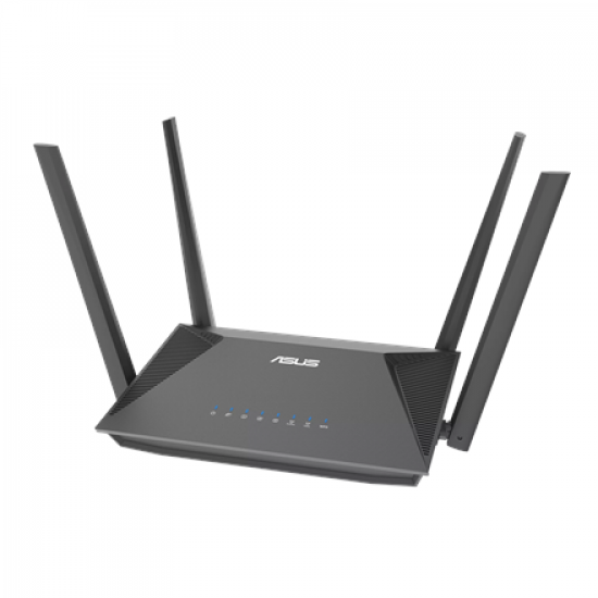 Asus RT-AX52 Pro AX3000 AiMesh wireless router | 802.11ax | 574/2402 Mbit/s | Ethernet LAN (RJ-45) ports 3 | Mesh Support Yes | MU-MiMO No | No mobile broadband | Antenna type External