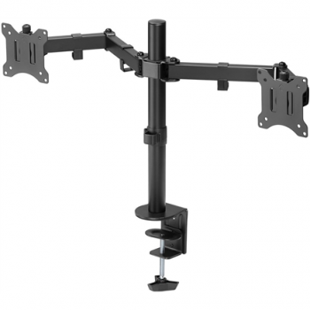 Goobay Dual Monitor Mount Flex | Swivel, Tilt, Rotation | 17-32 