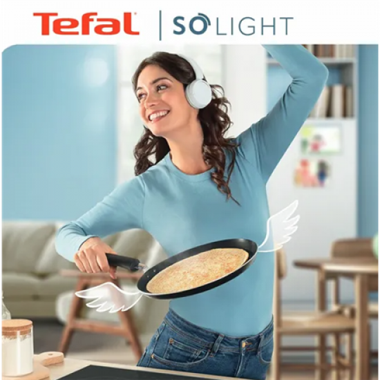 TEFAL Pan | H0563842 | Frying | Diameter 28 cm | Suitable for induction hob | Fixed handle | Black