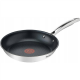 TEFAL Pan | G7320434 Duetto+ | Frying | Diameter 24 cm | Suitable for induction hob | Fixed handle | Black/Silver