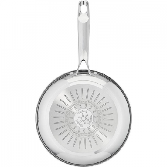 TEFAL Pan | G7320434 Duetto+ | Frying | Diameter 24 cm | Suitable for induction hob | Fixed handle | Black/Silver