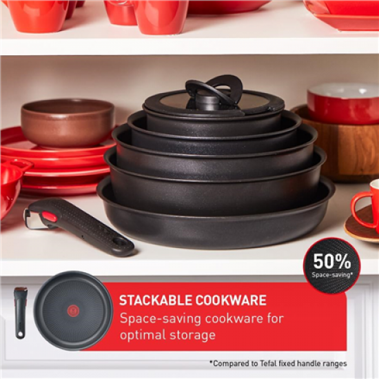 Tefal L7649053 Ingenio Ultimate induction Cookware 12 pcs Set | TEFAL
