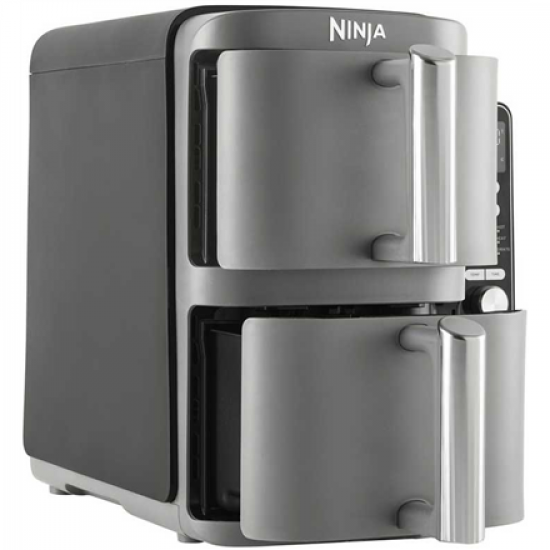 NINJA Double Stack XL Air Fryer | SL400EU | Power 2470 W | Capacity 9.5 L | Black/Grey