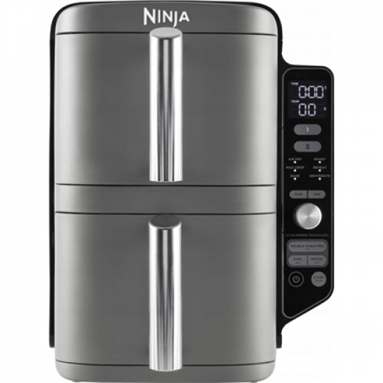 NINJA Double Stack XL Air Fryer | SL400EU | Power 2470 W | Capacity 9.5 L | Black/Grey