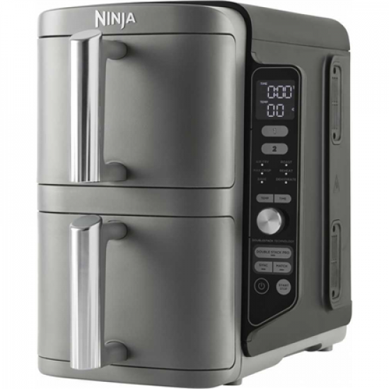 NINJA Double Stack XL Air Fryer | SL400EU | Power 2470 W | Capacity 9.5 L | Black/Grey