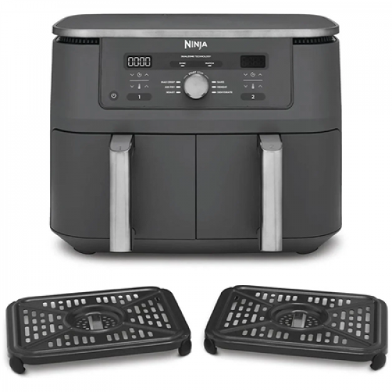 Ninja DZ400EU Dual Zone Air Fryer, 9.5 L, Grey