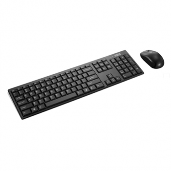 Lenovo 100 Wireless Combo Keyboard and Mouse | Keyboard and Mouse Set | Wireless | Mouse included | US Euro | Black