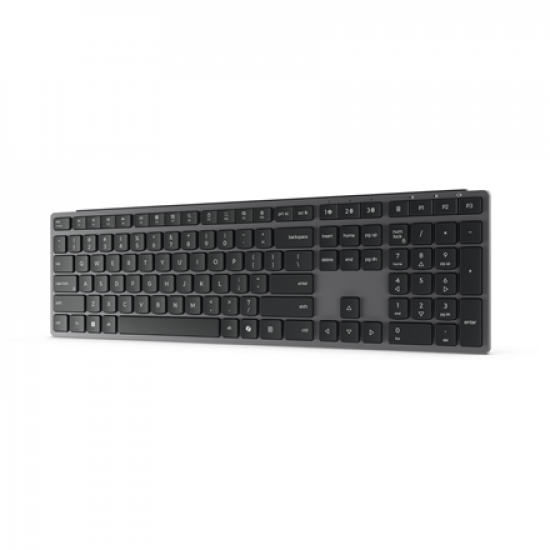 Lenovo 700 Modern Multi-Device Wireless Keyboard-US English | Keyboard | Wireless | US English | Bluetooth | Luna Grey
