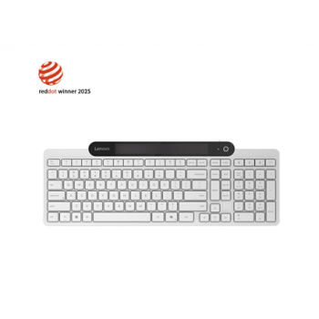Lenovo 800 Self-Charging Bluetooth Keyboard-US English | Keyboard | Bluetooth | US English | White