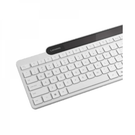 Lenovo 800 Self-Charging Bluetooth Keyboard-US English | Keyboard | Bluetooth | US English | White
