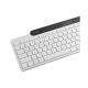 Lenovo 800 Self-Charging Bluetooth Keyboard-US English | Keyboard | Bluetooth | US English | White