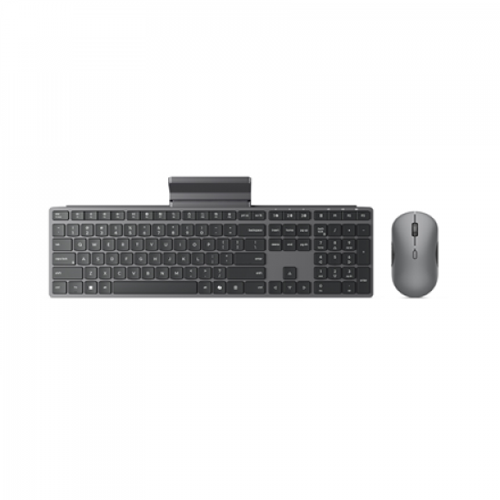 Lenovo 700 Modern Multi-Device Wireless Combo-US English | Keyboard and Mouse Set | Wireless | Mouse included | US English | Bluetooth | Luna Grey
