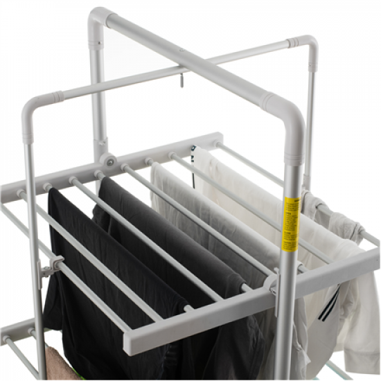 Adler | Foldable Electric Clothes Dryer | AD 7829 | 300 W | Silver/White