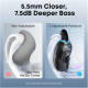 Anker Soundcore | Open-Ear Headphones, Comfortable Fit, Clear Sound, Lidless Case | V40i