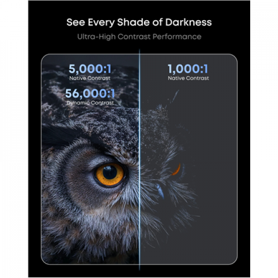 Anker Nebula | Laser Projector | 4K UHD (3840 x 2160) | 3500 ANSI lumens | Black/Gray