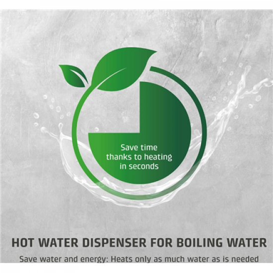 Caso Turbo Hot Water Dispenser | HW 616 | Water Dispenser | 2600 W | 2.5 L | Plastic/Stainless Steel | Black/Stainless Steel