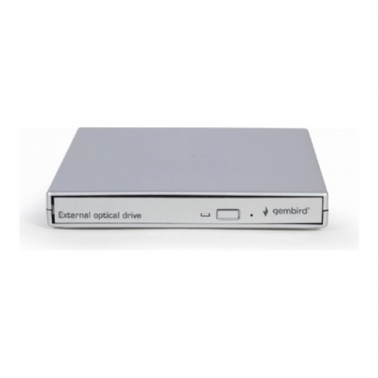 Gembird External USB DVD drive | DVD-USB-021-SV | Interface USB 2.0 | CD/DVD | CD read speed 24 x | CD write speed 24 x | Silver